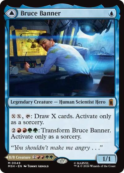 2026 Magic: The Gathering: Marvel Super Heroes (MSH) - Bruce Banner (#49, Mythic Rare) (, Near Mint)