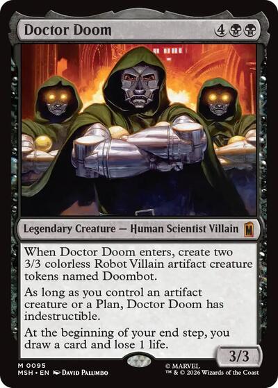 2026 Magic: The Gathering: Marvel Super Heroes (MSH) - Doctor Doom (#95, Mythic Rare) (, Lightly Played)