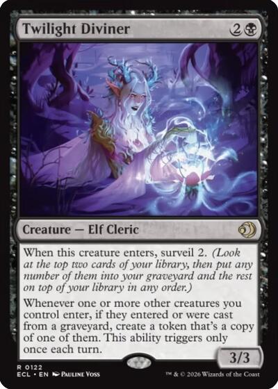 2026 Magic: The Gathering: Lorwyn Eclipsed (ECL) - Twilight Diviner (#122, Rare) (, Lightly Played)
