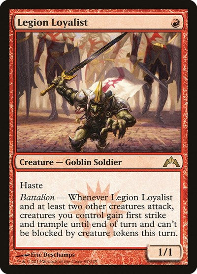 2013 Magic: The Gathering: Gatecrash (GTC) - Legion Loyalist (#97, Rare) (, Lightly Played)