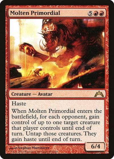 2013 Magic: The Gathering: Gatecrash (GTC) - Molten Primordial (#101, Rare) (, Near Mint)