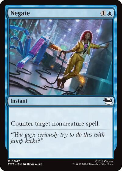 2026 Magic: The Gathering: Teenage Mutant Ninja Turtles (TMT) - Negate (#47, Common) (, Lightly Played)