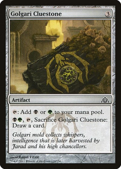 2013 Magic: The Gathering: Dragon's Maze (DGM) - Golgari Cluestone (#139, Common) (, Near Mint)