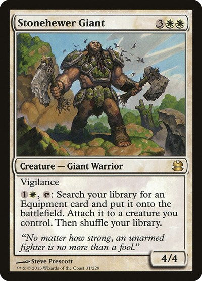 2013 Magic: The Gathering: Modern Masters (MMA) - Stonehewer Giant (#31, Rare) (, Lightly Played)