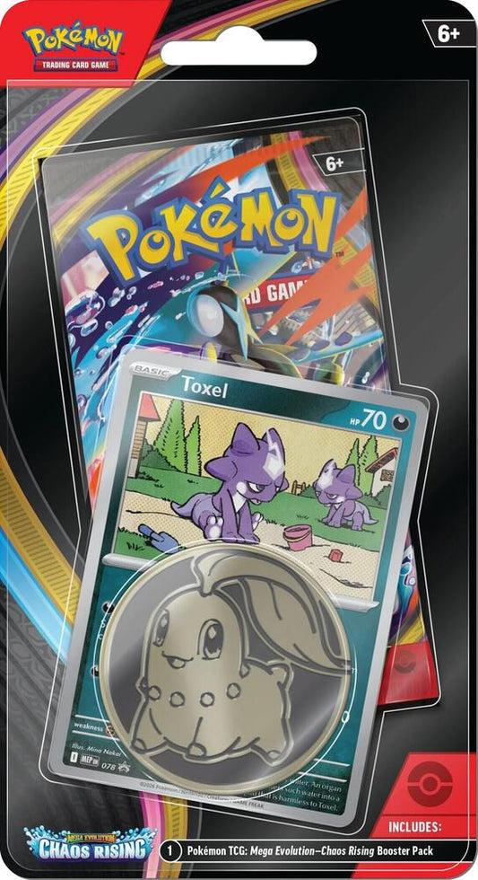 Pokemon Chaos Rising — Chikorita Coin Booster Blister Bundle