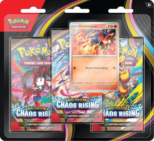 Pokemon Chaos Rising — 3 Pack Blister Bundle