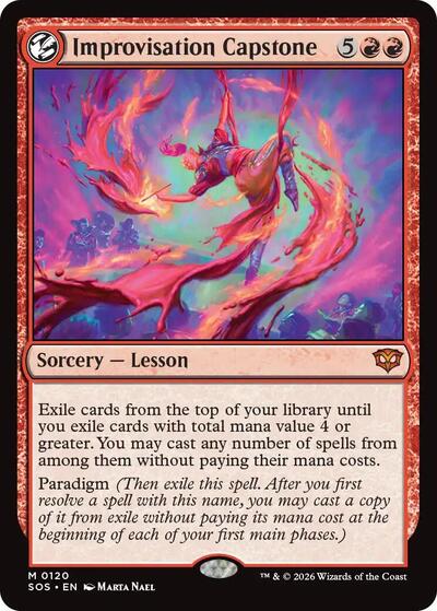 2026 Magic: The Gathering: Secrets of Strixhaven (SOS) - Improvisation Capstone (#120, Mythic Rare) (, Near Mint)