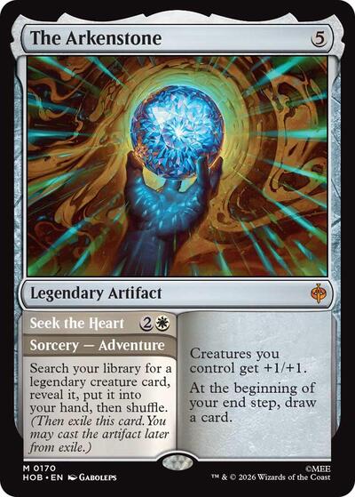 2026 Magic: The Gathering: The Hobbit (HOB) - The Arkenstone (#170, Mythic Rare) (, Near Mint)