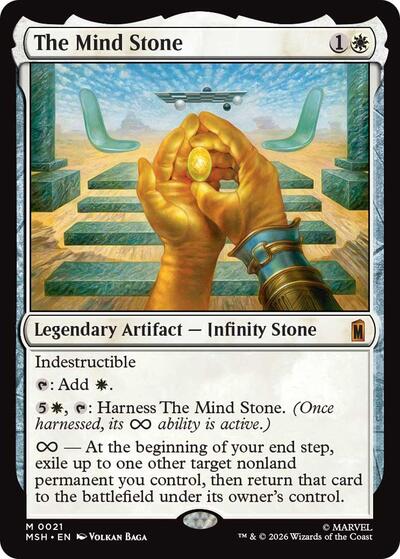 2026 Magic: The Gathering: Marvel Super Heroes (MSH) - The Mind Stone (#21, Mythic Rare) (, Near Mint)
