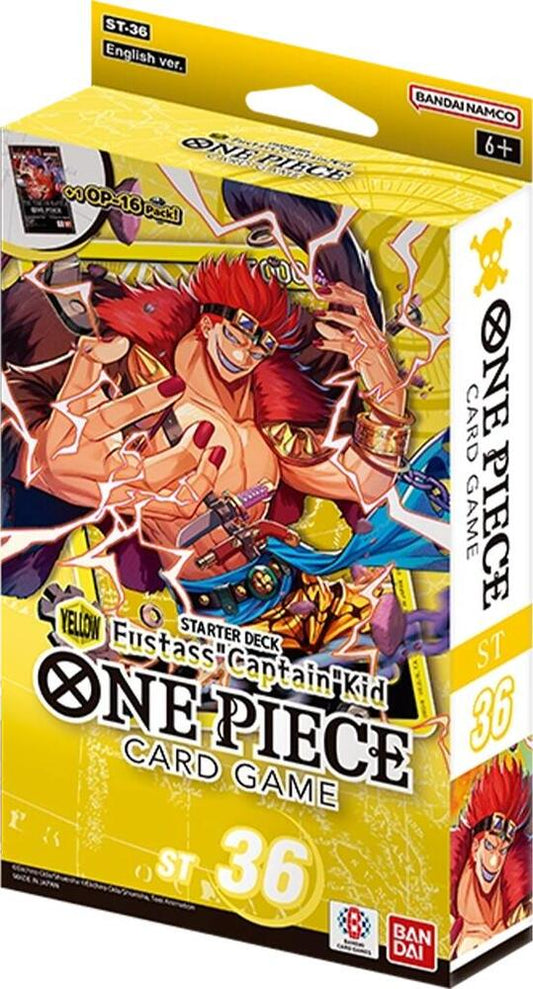 One Piece TCG Starter Deck 36 — Yellow Eustass
