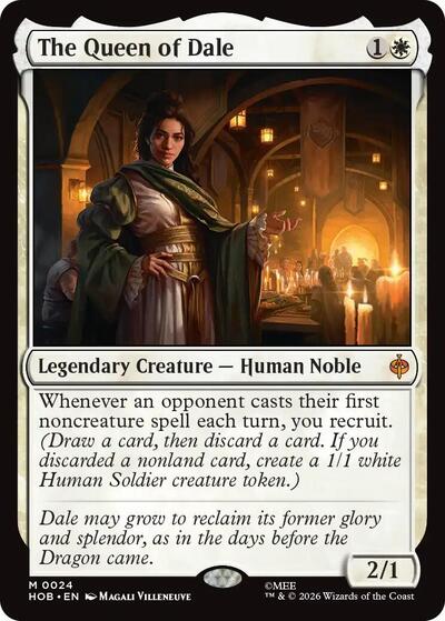 2026 Magic: The Gathering: The Hobbit (HOB) - The Queen of Dale (#24, Mythic Rare) (, Near Mint)