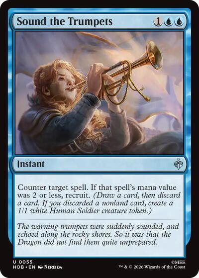 2026 Magic: The Gathering: The Hobbit (HOB) - Sound the Trumpets (#55, Uncommon) (Foil, Near Mint)