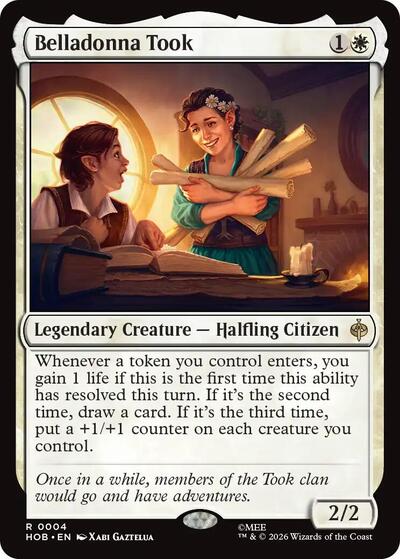 2026 Magic: The Gathering: The Hobbit (HOB) - Belladonna Took (#4, Rare) (, Near Mint)