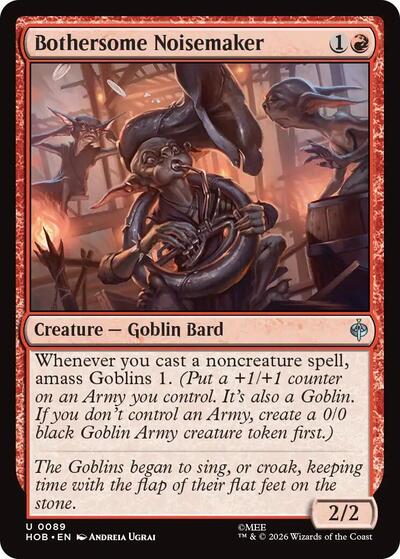 2026 Magic: The Gathering: The Hobbit (HOB) - Bothersome Noisemaker (#89, Uncommon) (, Near Mint)