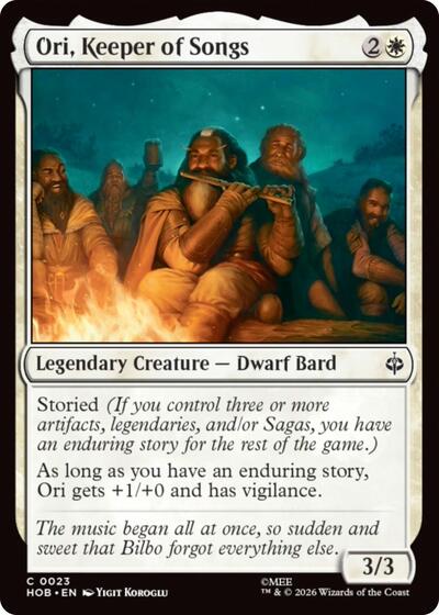 2026 Magic: The Gathering: The Hobbit (HOB) - Ori, Keeper of Songs (#23, Common) (, Near Mint)