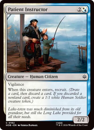 2026 Magic: The Gathering: The Hobbit (HOB) - Patient Instructor (#162, Common) (, Near Mint)