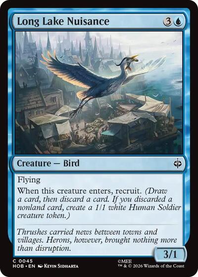 2026 Magic: The Gathering: The Hobbit (HOB) - Long Lake Nuisance (#45, Common) (, Near Mint)