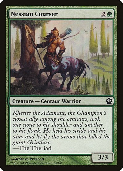 2013 Magic: The Gathering: Theros (THS) - Nessian Courser (#165, Common) (, Lightly Played)