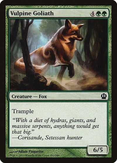 2013 Magic: The Gathering: Theros (THS) - Vulpine Goliath (#183, Common) (, Lightly Played)