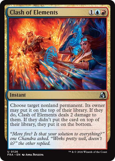 2026 Magic: The Gathering: Reality Fracture (FRA) - Clash of Elements (#126, Uncommon)