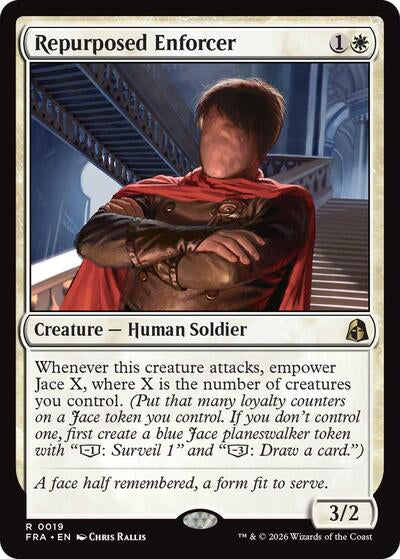 2026 Magic: The Gathering: Reality Fracture (FRA) - Repurposed Enforcer (#19, Rare) (, Near Mint)