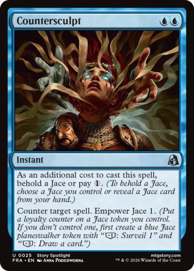 2026 Magic: The Gathering: Reality Fracture (FRA) - Countersculpt (#25, Uncommon) (, Near Mint)