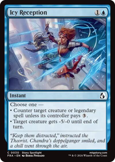 2026 Magic: The Gathering: Reality Fracture (FRA) - Icy Reception (#30, Common) (, Near Mint)
