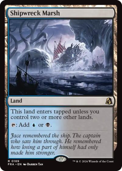 2026 Magic: The Gathering: Reality Fracture (FRA) - Shipwreck Marsh (#189, Rare) (, Near Mint)