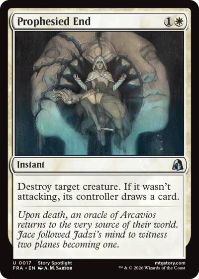 2026 Magic: The Gathering: Reality Fracture (FRA) - Prophesied End (#17, Uncommon) (, Near Mint)