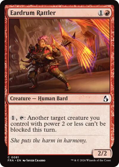 2026 Magic: The Gathering: Reality Fracture (FRA) - Eardrum Rattler (#81, Common) (, Near Mint)