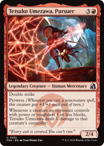 2026 Magic: The Gathering: Reality Fracture (FRA) - Tetsuko Umezawa Pursuer (#252, Uncommon) (, Near Mint)