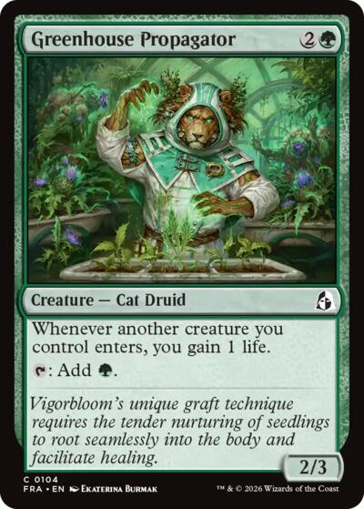 2026 Magic: The Gathering: Reality Fracture (FRA) - Greenhouse Propagator (#104, Common) (, Near Mint)