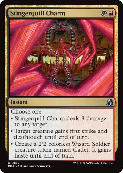 2026 Magic: The Gathering: Reality Fracture (FRA) - Stingerquill Charm (#150, Uncommon) (, Near Mint)