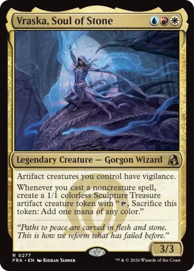 2026 Magic: The Gathering: Reality Fracture (FRA) - Vraska Soul of Stone (#277, Rare) (, Near Mint)