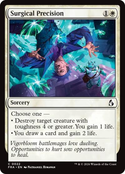 2026 Magic: The Gathering: Reality Fracture (FRA) - Surgical Precision (#22, Common) (, Near Mint)