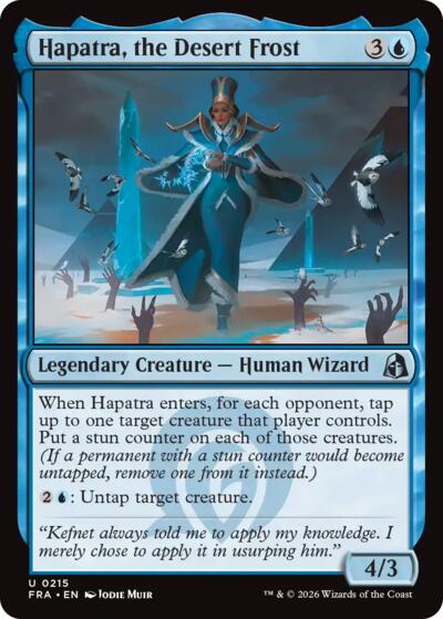 2026 Magic: The Gathering: Reality Fracture (FRA) - Hapatra the Desert Frost (#215, Uncommon) (, Near Mint)
