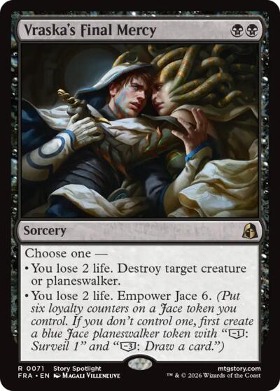 2026 Magic: The Gathering: Reality Fracture (FRA) - Vraskas Final Mercy (#71, Rare) (, Near Mint)