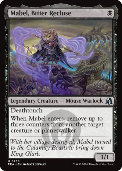 2026 Magic: The Gathering: Reality Fracture (FRA) - Mabel Bitter Recluse (#233, Uncommon) (, Near Mint)