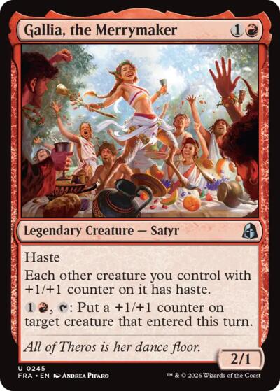 2026 Magic: The Gathering: Reality Fracture (FRA) - Gallia the Merrymaker (#245, Uncommon) (, Near Mint)