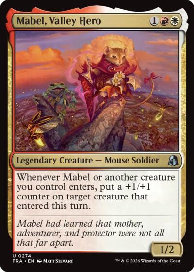 2026 Magic: The Gathering: Reality Fracture (FRA) - Mabel Valley Hero (#274, Uncommon) (, Near Mint)