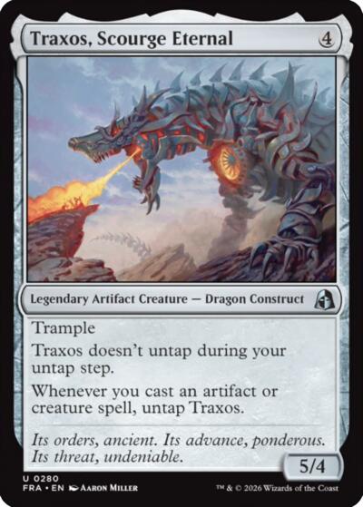 2026 Magic: The Gathering: Reality Fracture (FRA) - Traxos Scourge Eternal (#280, Uncommon) (, Near Mint)