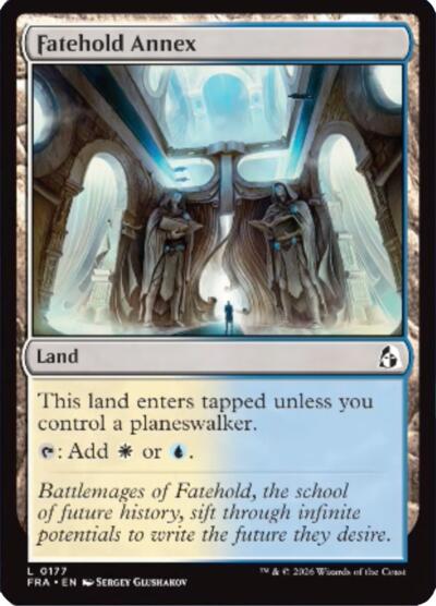 2026 Magic: The Gathering: Reality Fracture (FRA) - Fatehold Annex (#177, Land) (, Near Mint)