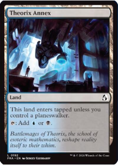 2026 Magic: The Gathering: Reality Fracture (FRA) - Theorix Annex (#192, Land)