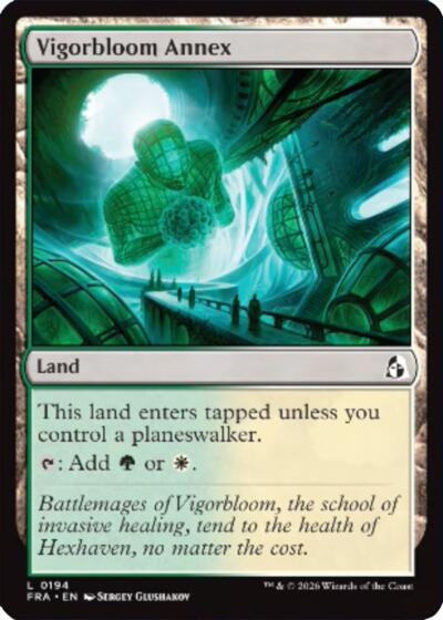 2026 Magic: The Gathering: Reality Fracture (FRA) - Vigorbloom Annex (#194, Land)