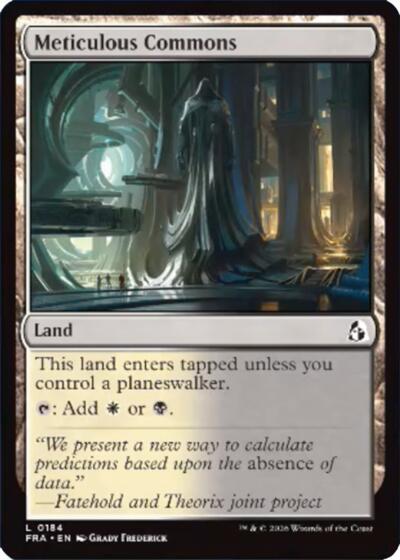 2026 Magic: The Gathering: Reality Fracture (FRA) - Meticulous Commons (#184, Land) (, Near Mint)