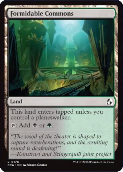 2026 Magic: The Gathering: Reality Fracture (FRA) - Formidable Commons (#178, Land) (, Near Mint)