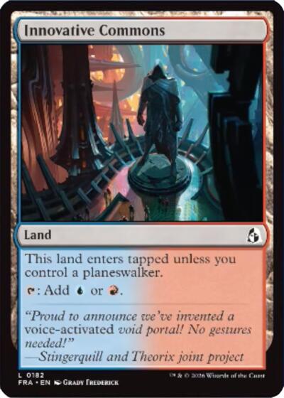 2026 Magic: The Gathering: Reality Fracture (FRA) - Innovative Commons (#182, Land) (, Near Mint)
