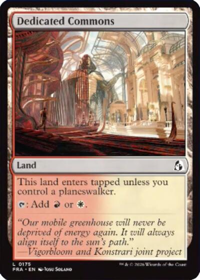 2026 Magic: The Gathering: Reality Fracture (FRA) - Dedicated Commons (#175, Land) (, Near Mint)
