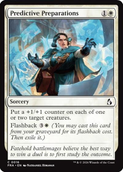 2026 Magic: The Gathering: Reality Fracture (FRA) - Predictive Preparations (#16, Common)