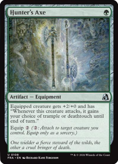 2026 Magic: The Gathering: Reality Fracture (FRA) - Hunters Axe (#108, Uncommon) (, Near Mint)